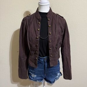 Mixit Women’s Brown Bomber Jacket Size 10